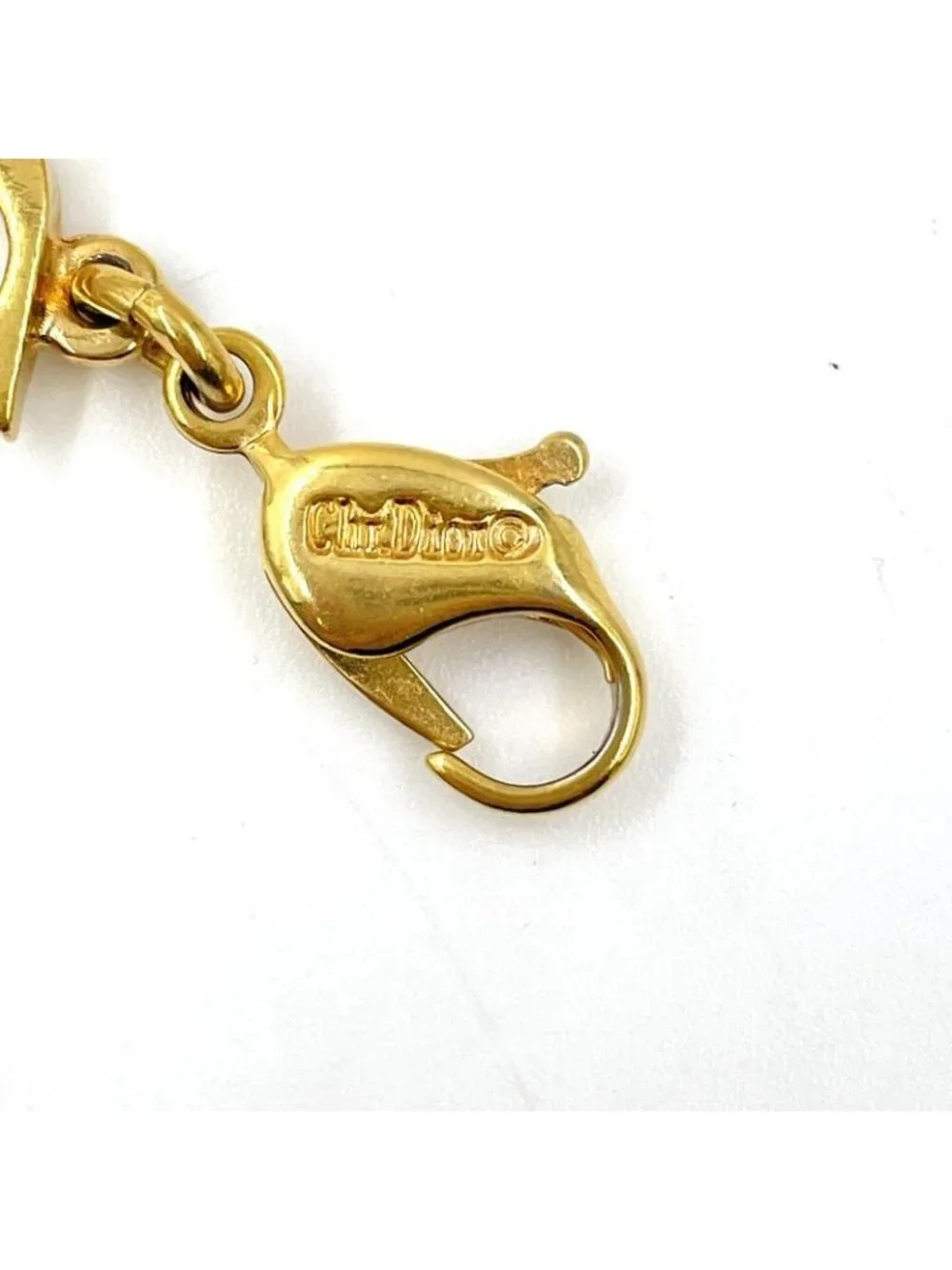 Dior Logo Gold Plated Bracelet Bangle - Picture 5 of 8